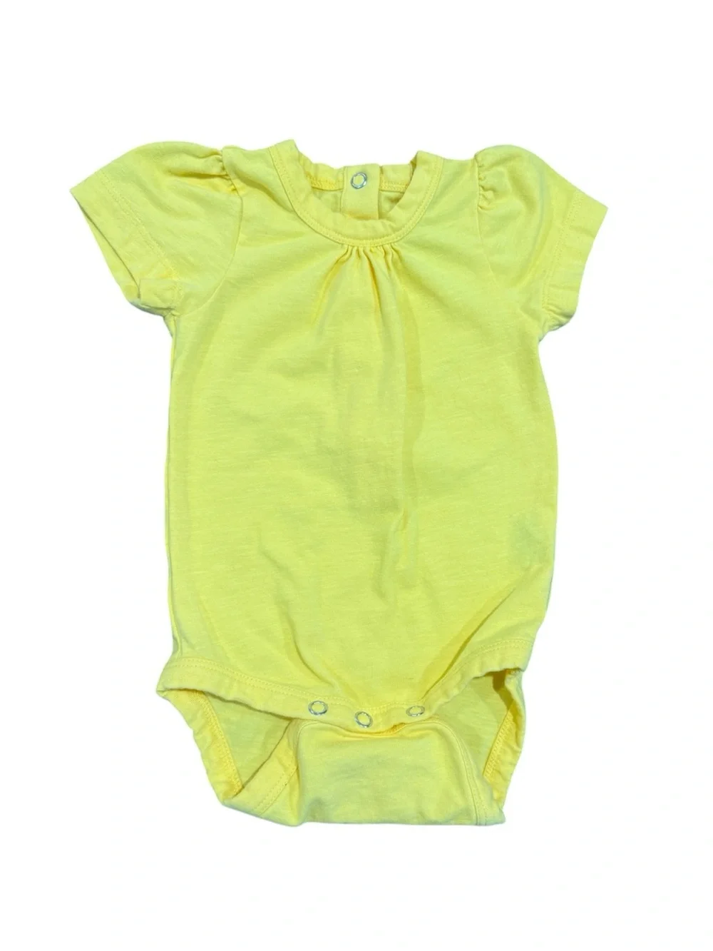 Kate Quinn Golden Yellow Short-Sleeve Baby Bodysuit